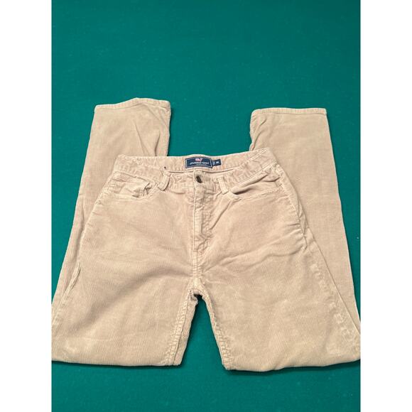 Vineyard vine, tan corduroy, straight leg pants size 14 boys - Picture 1 of 11